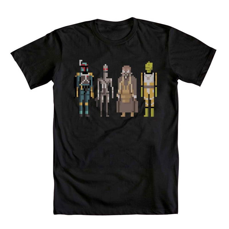Star Wars 8-Bit Bounty Hunters Men's T-Shirt