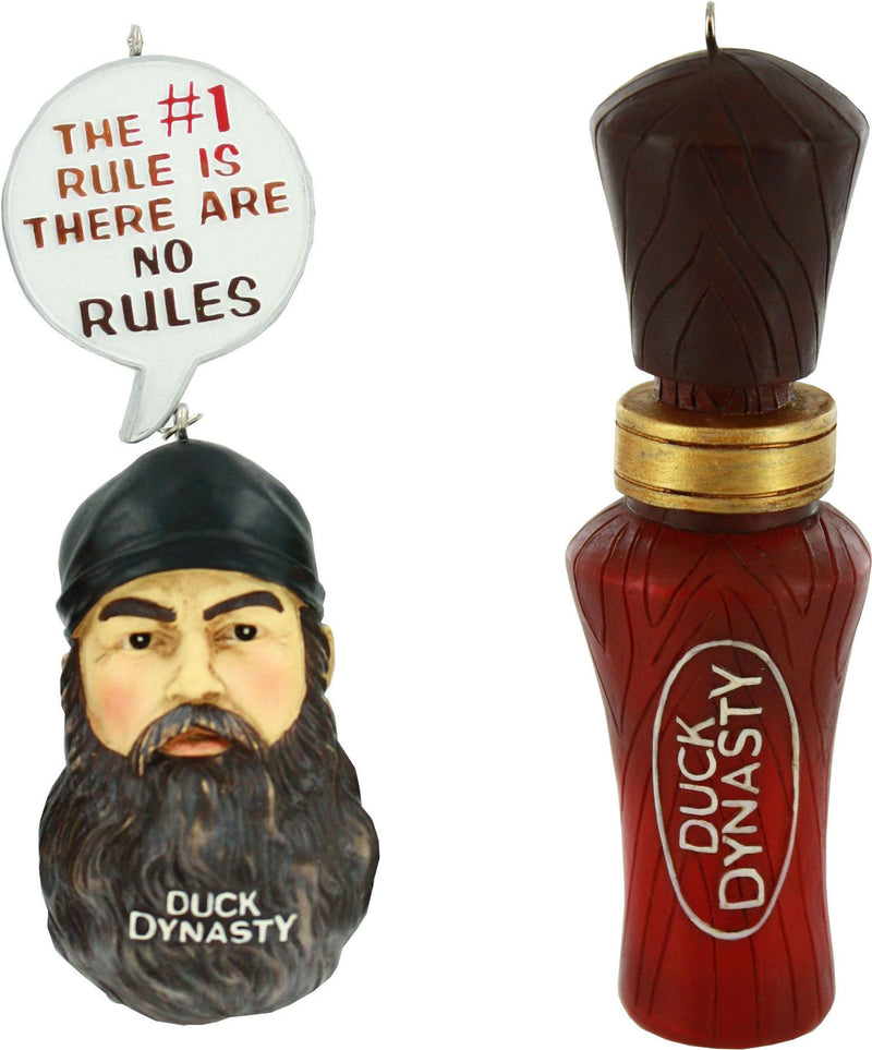 Duck Dynasty Ornament Set - Jase & Duck Call