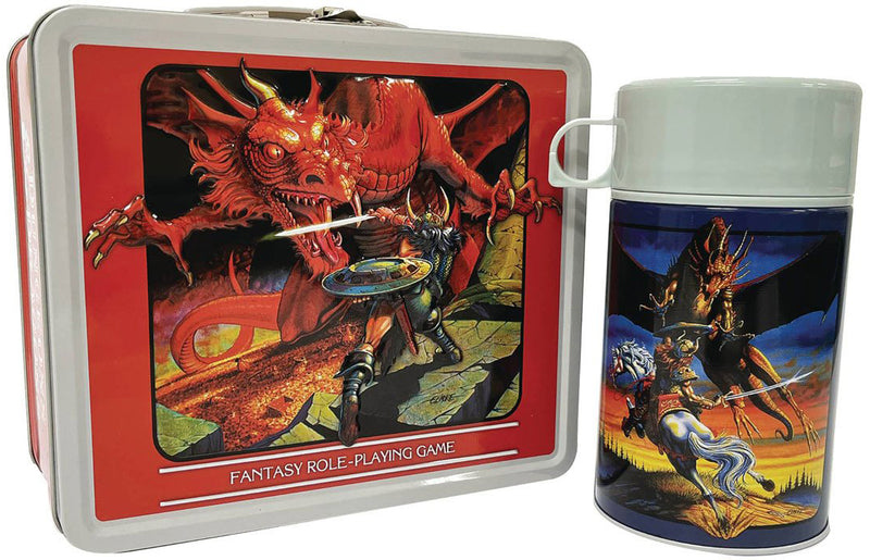 Dungeons & Dragons Players Manual Tin Lunch Box with Thermos - PX Exclusive