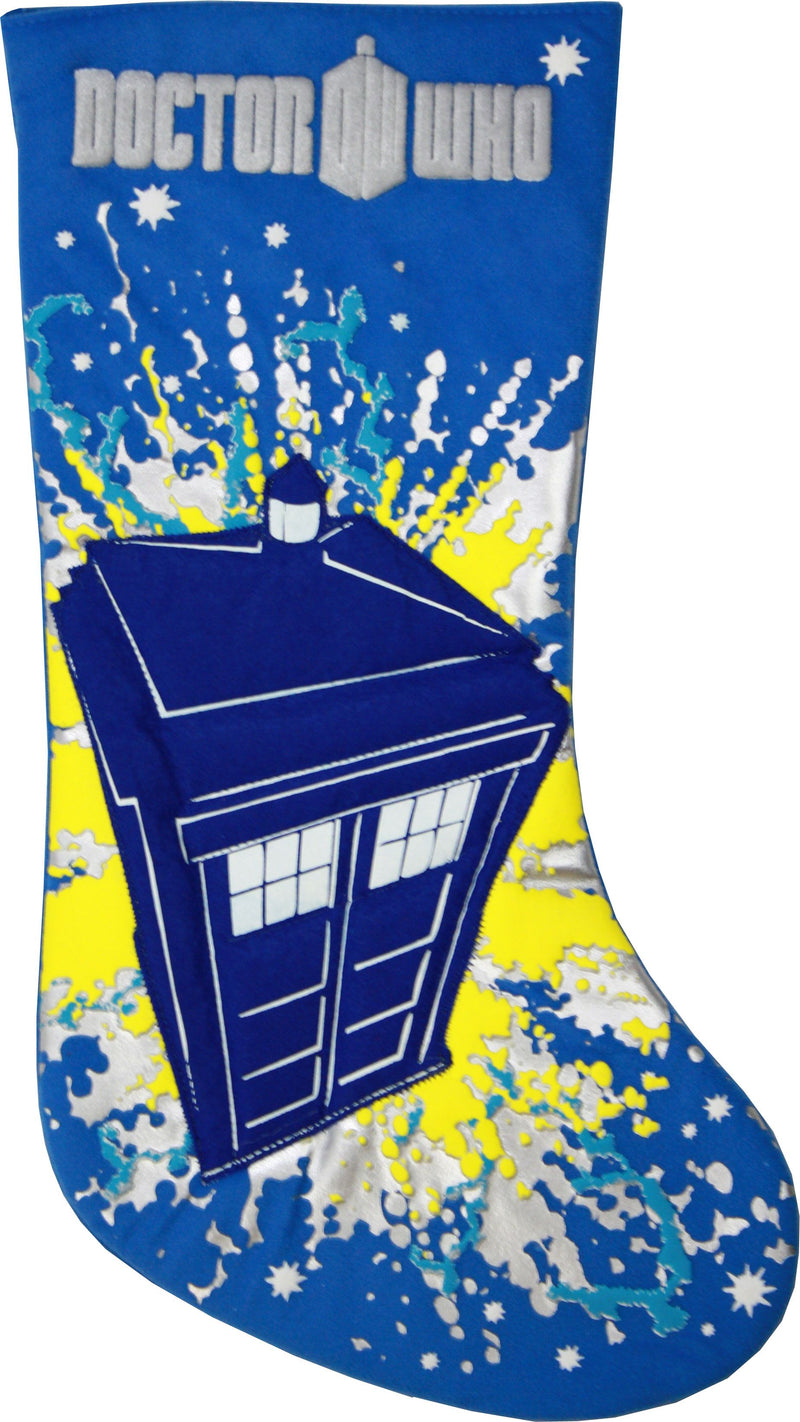 Doctor Who 19" TARDIS Applique Stocking