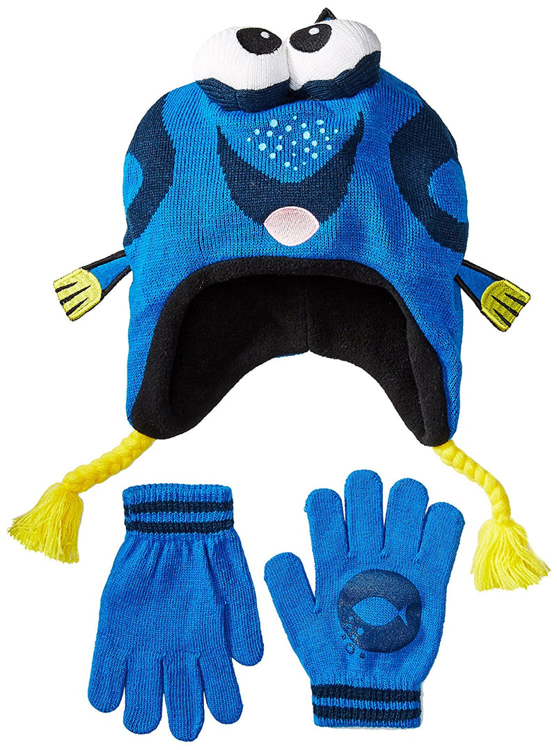 Disney Finding Dory Kids Peruvian Hat and Glove Set