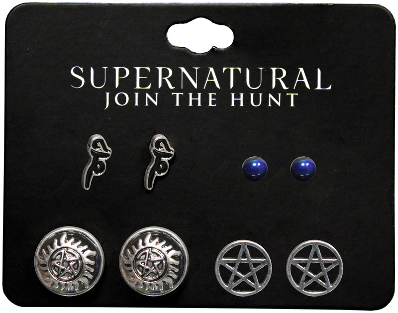 Supernatural Earring Set, 4-Pack