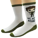 Walking Dead Daryl Dixon We Ain't Ashes Chibi Crew Socks