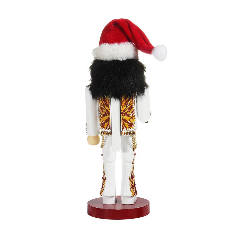 Elvis in Flame Suit 11" Nutcracker