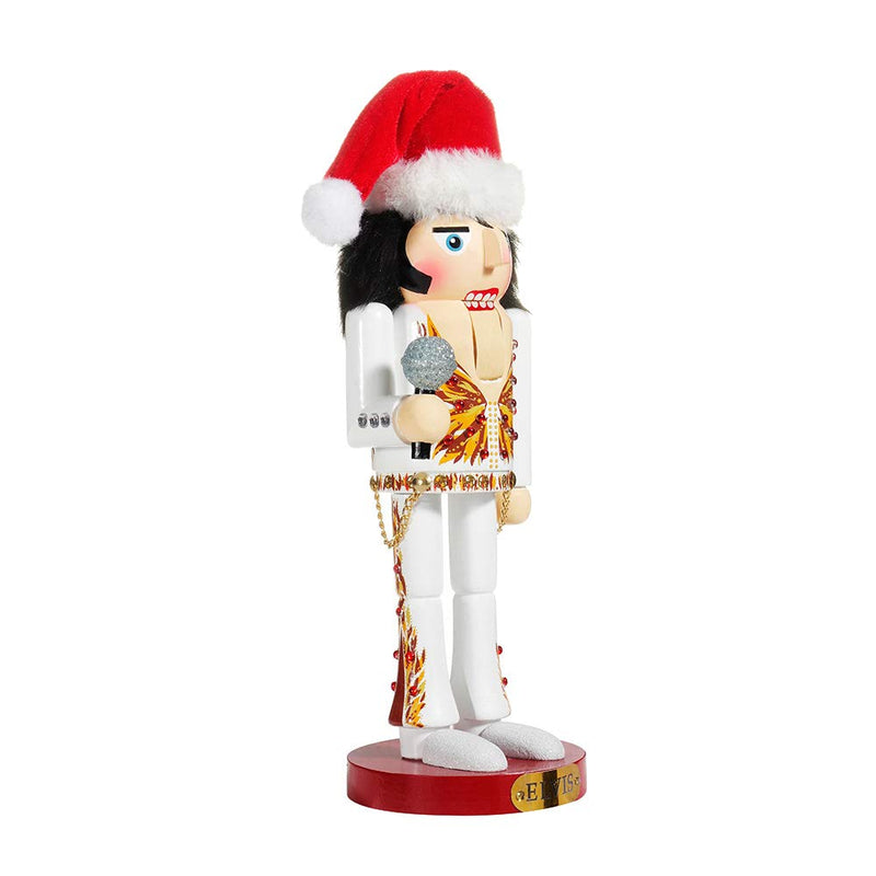 Elvis in Flame Suit 11" Nutcracker