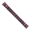 Chicago Bears Charcoal and Pink Northmont Winter Scarf