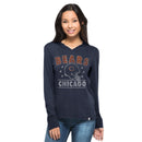 Chicago Bears Rebound Women's Regatta Blue Hooded L/S Tee