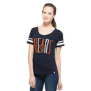 Chicago Bears Halfback Scoopneck Women's Fall Navy Shirt