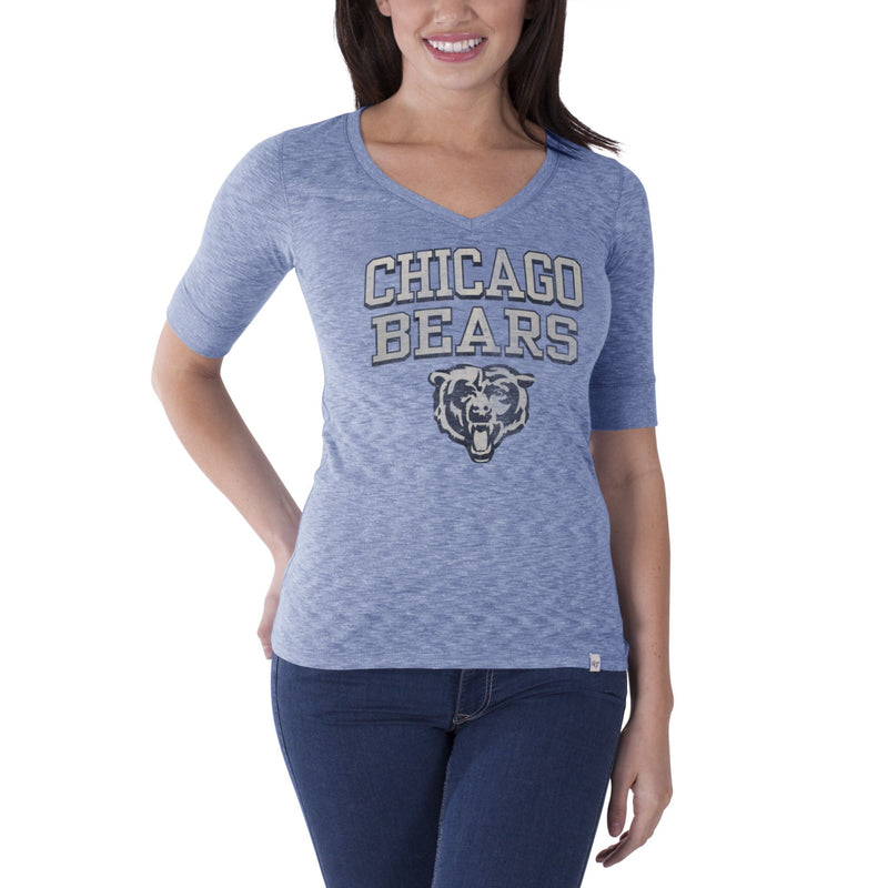 Chicago Bears Olympic Blue Women's Roster T-Shirt