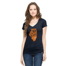 47 Brand Chicago Bears Women's V-neck Scrum Tee