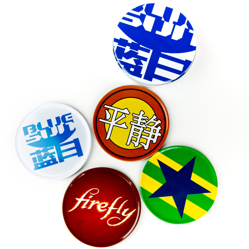 Firefly/Serenity Tin Coasters: Set of 4