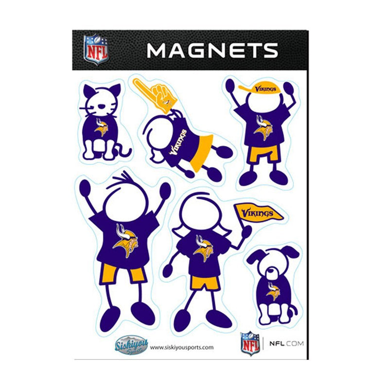 Minnesota Vikings Family Magnet Set