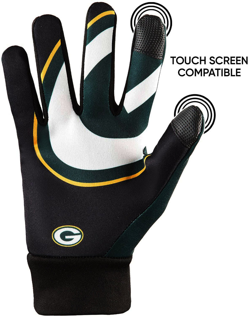 Green Bay Packers Palm Logo Texting Gloves