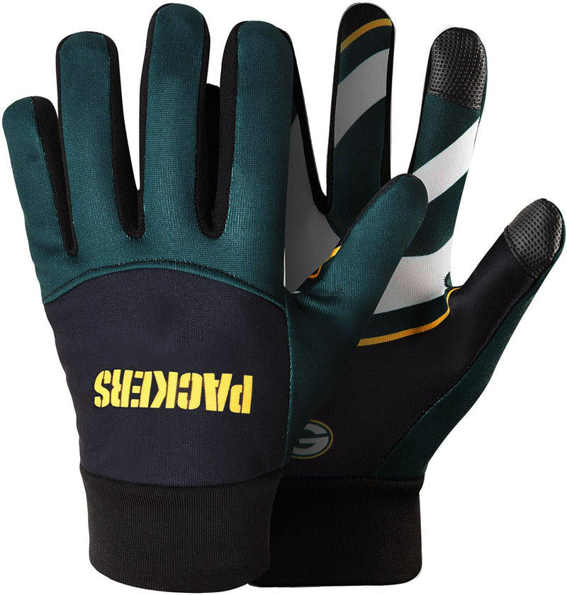 Green Bay Packers Palm Logo Texting Gloves