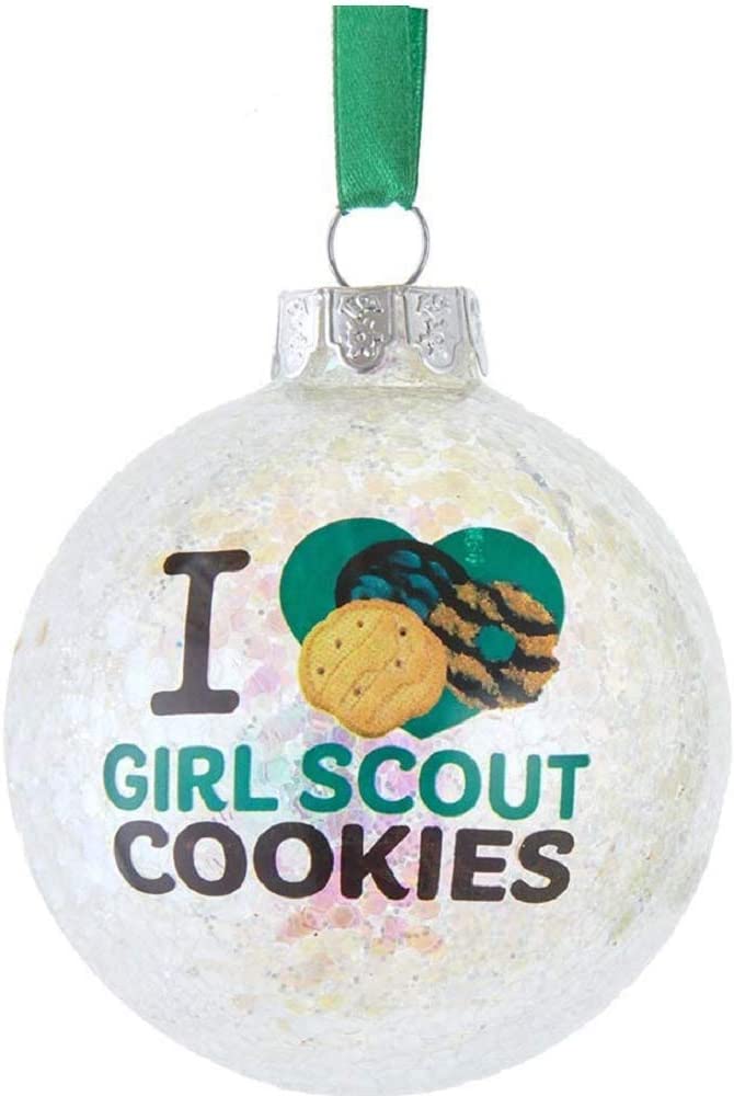 Girl Scouts Of The USA Cookies 80mm Glass Ball Ornament