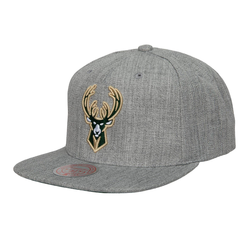 Milwaukee Bucks Team Heather 2.0 Snapback Hat