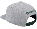 Milwaukee Bucks Team Heather Hardwood Classics 2.0 Stretch Snapback Hat