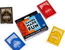 Bicycle 4-Game Card Pack - Hearts, Spades, Euchre, and Solitaire