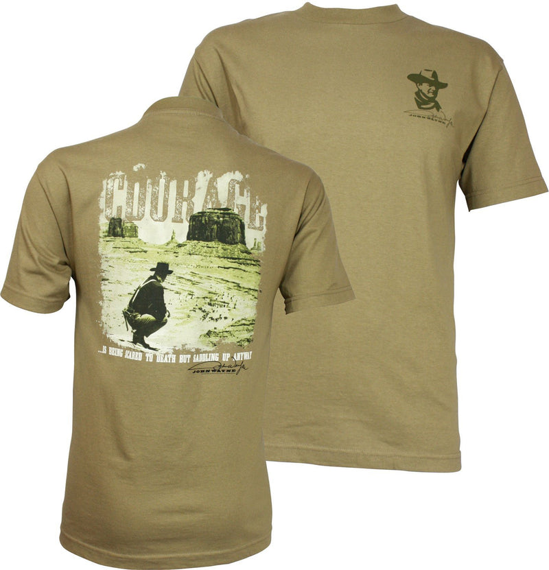John Wayne Courage Men's T-Shirt