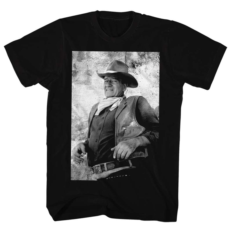 John Wayne 3 Times Men's Black Shirt