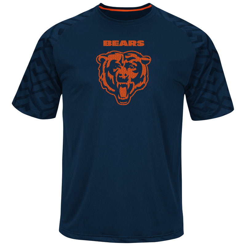 Chicago Bears Navy Skill in Motion Men's Coolbase Shirt