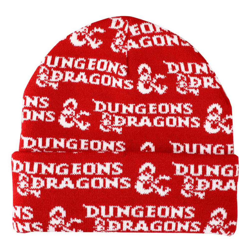 Dungeons & Dragons Logo Jacquard Cuff Beanie