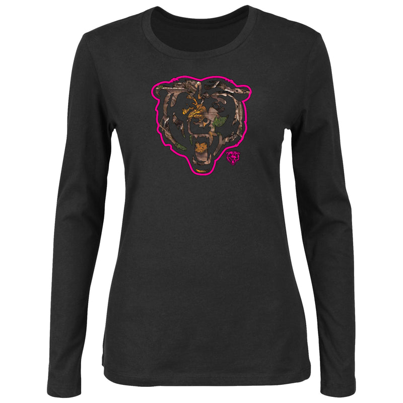 Chicago Bears Strive For Progress II Camo Women's Long Sleeve Shirt