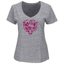Chicago Bears Inside Huddle Women's Gray Shirt