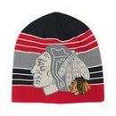 Chicago Blackhawks Face Off Beanie