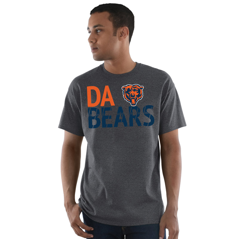 Chicago Bears Safety Blitz Men's Heather Charcoal Shirt