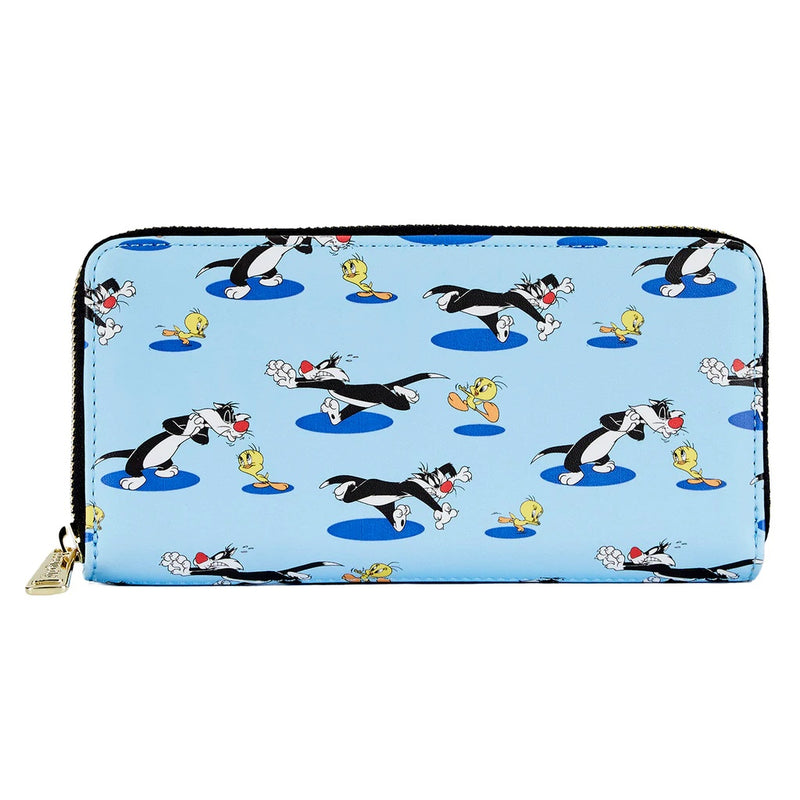 Looney Tunes Tweety and Sylvester 80th Anniversary Zip Around Wallet