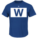 Chicago Cubs W Flag Men's Blue Shirt