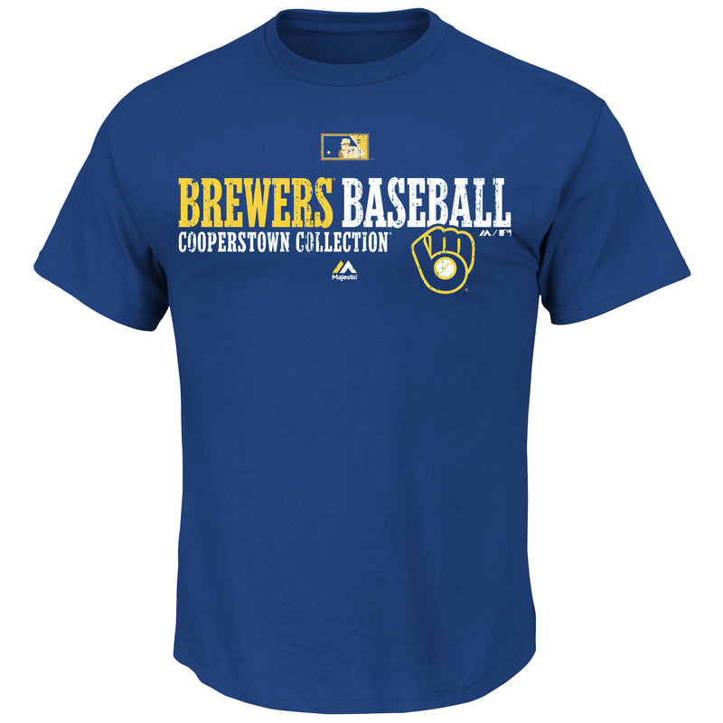 Milwaukee Brewers Team Favorite Cooperstown Men's Deep Royal Shirt