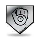 Milwaukee Brewers Ball and Glove Molded Auto Emblem