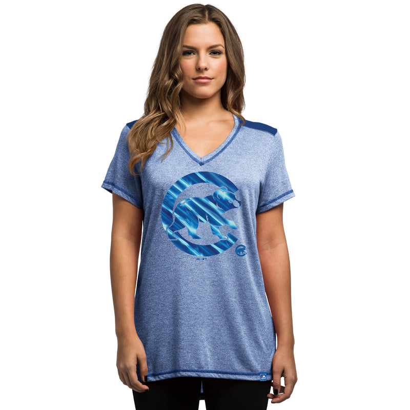 Chicago Cubs Bright Lights Women's Tee