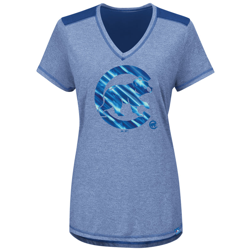 Chicago Cubs Bright Lights Women's Tee