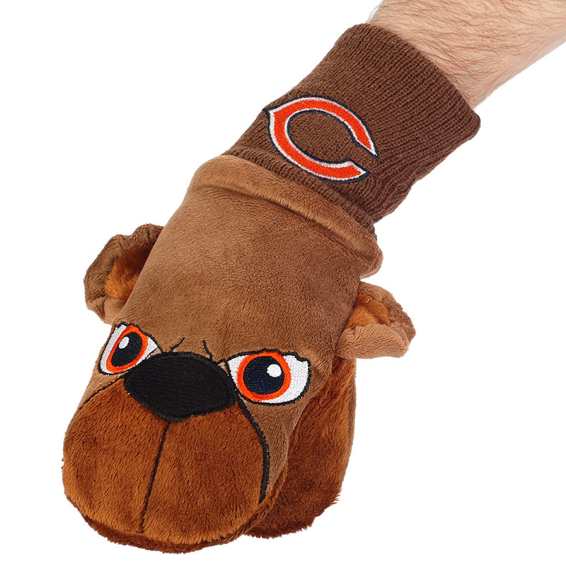 Chicago Bears Team Mascot Mittens, Small/Medium (Youth)