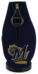 Milwaukee Brewers 3-Z Bottle Cooler Insulator With Bottle Opener