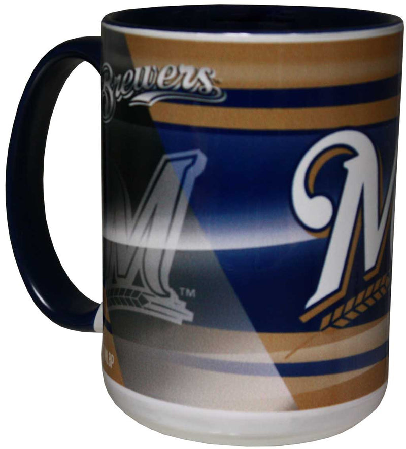 Milwaukee Brewers 15oz Inner Color Shadow Mug