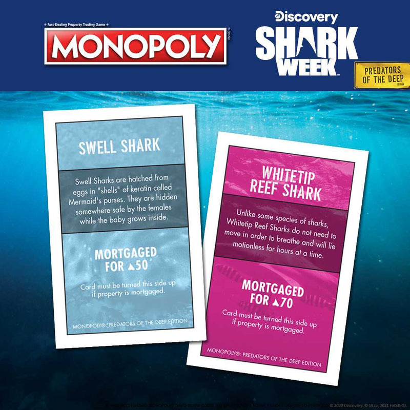 MONOPOLY: Shark Week Predators of the Deep