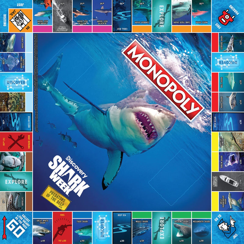 MONOPOLY: Shark Week Predators of the Deep
