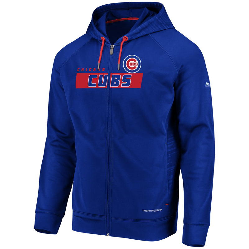 Chicago Cubs Athletic Grit Zip Hoodie