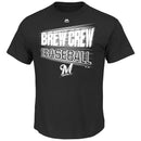 Milwaukee Brewers Back At It Glow-in-the-Dark Men's Black Shirt
