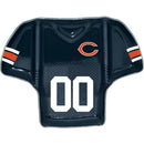 Chicago Bears Glass Jersey Chip and Dip Tray
