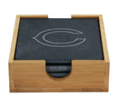 Chicago Bears Slate Square Coaster Set