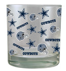 Dallas Cowboys All-Over Print Rocks Glass 10oz (All Sales Final)