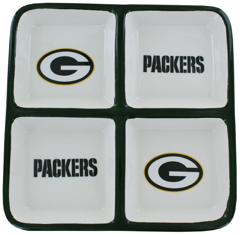 Green Bay Packers 4-Section Serving Tray
