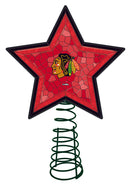 Chicago Blackhawks Mosaic Tree Topper