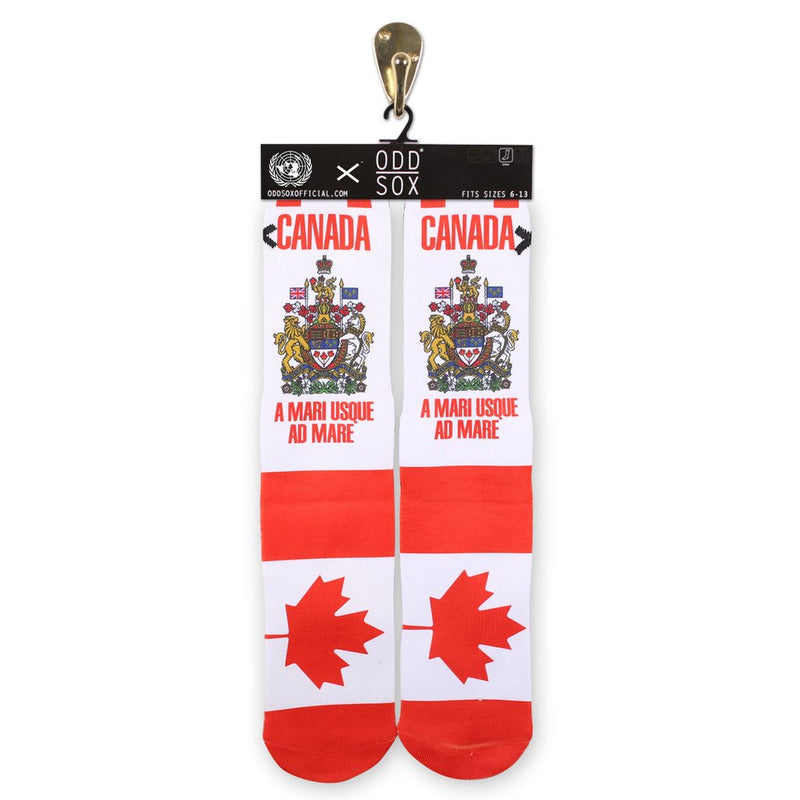 Odd Sox Canada Unisex Socks, 6-12
