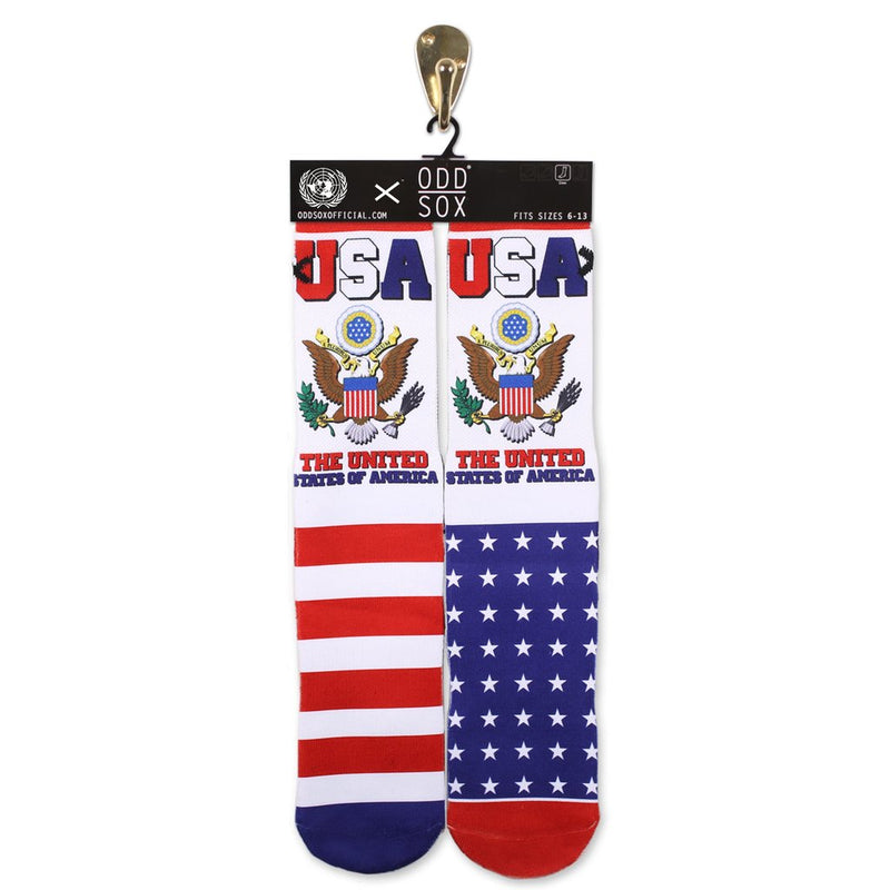 Odd Sox United States Unisex Socks, 6-12